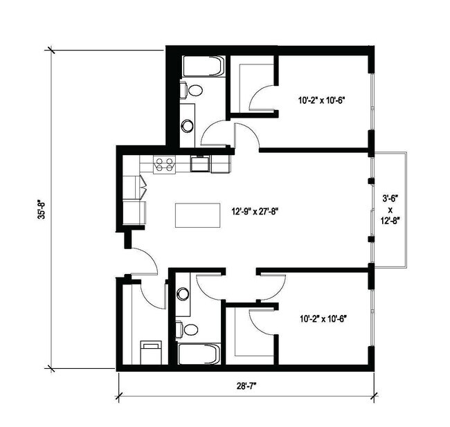 2x2 E2 MFTE A710 floor plan